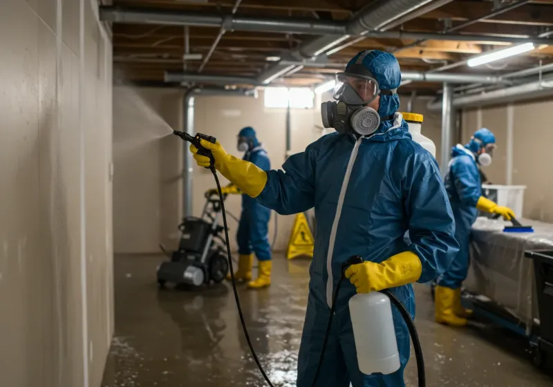 Basement Sanitization and Antimicrobial Treatment process in Jal, NM